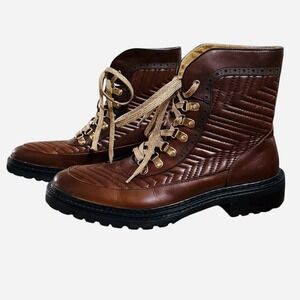 Marc Nolan‎ Bond Boots Mens Size 10 Brown Lace Up